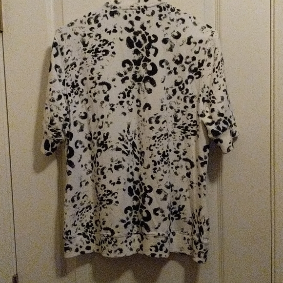 Chicos Zenergy, short sleeve cotton blend - Picture 6 of 8
